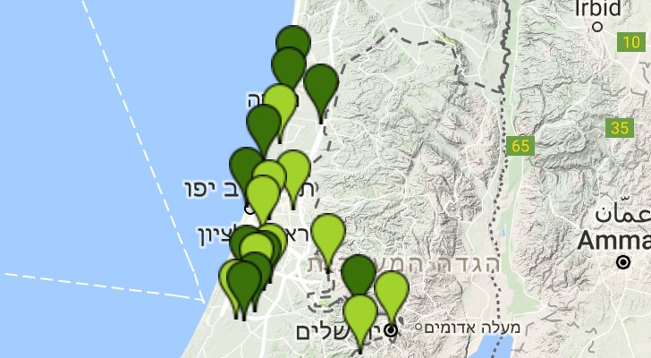 רשימת משתלות במרכז הארץ  -  TO KEEP אתר הגינון הגדול בישראל